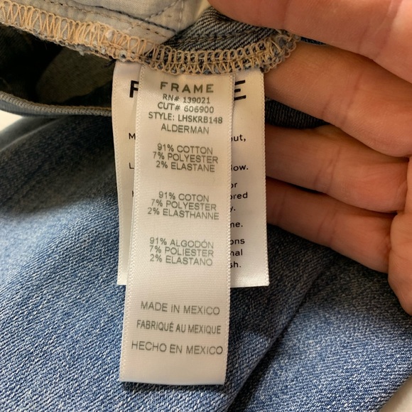 SOLD Frame Denim Blue Le High Skinny Size 26 - Picture 8 of 10